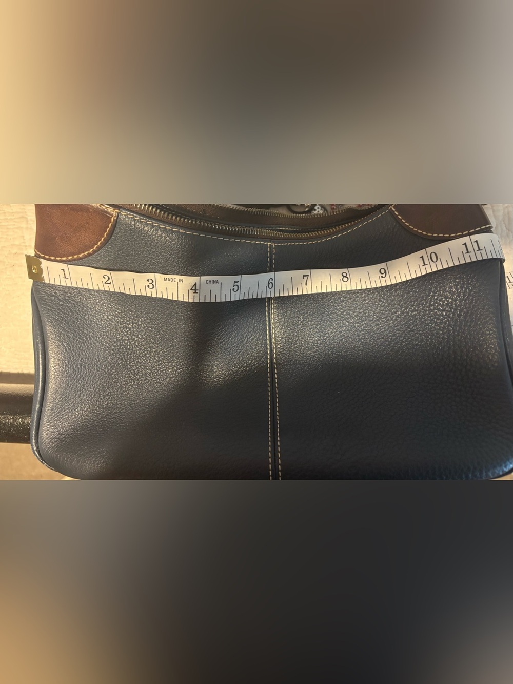 Vintage Dooney & Bourke Navy Shoulder Bag - Picture 6 of 16